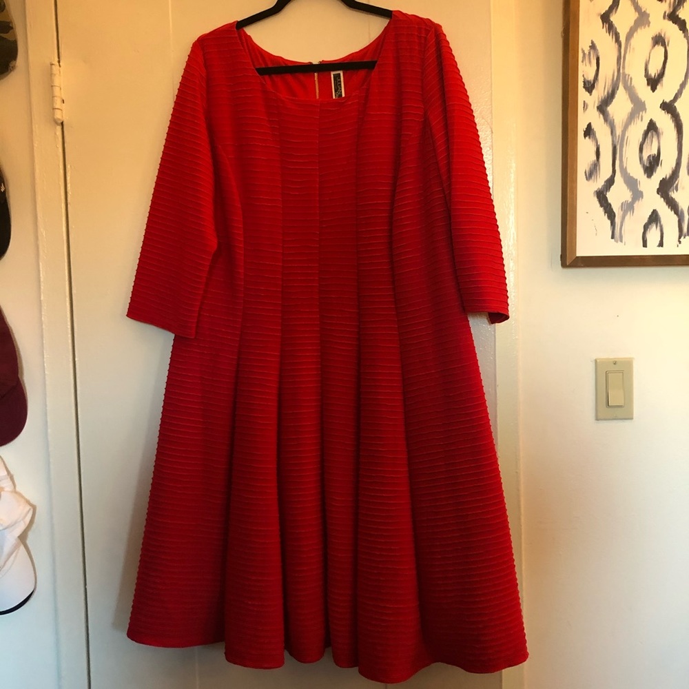 3/4 length sleeve dress